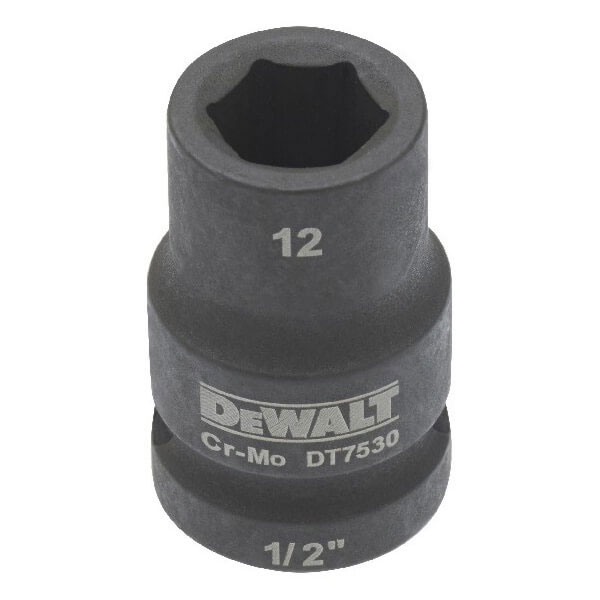 Cheie tubulara de impact 1/2 DeWalt 12 mm - DT7530